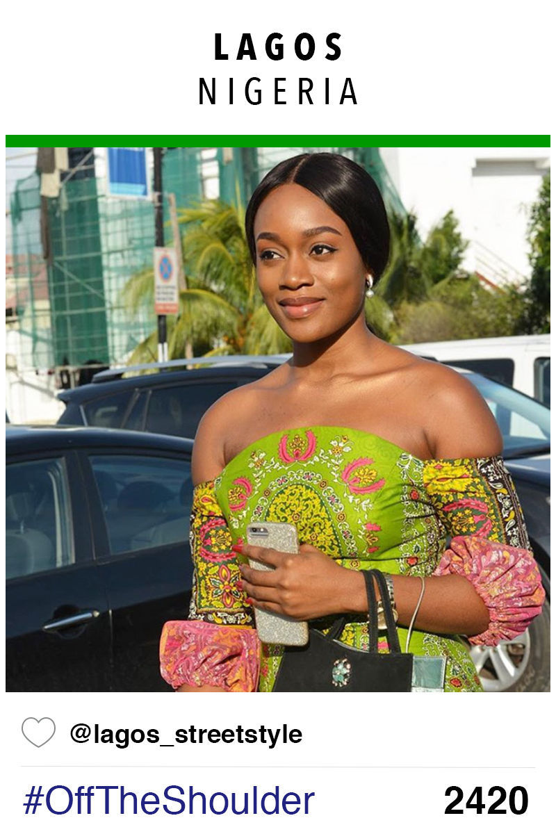 Nigeria: off-the-shoulder